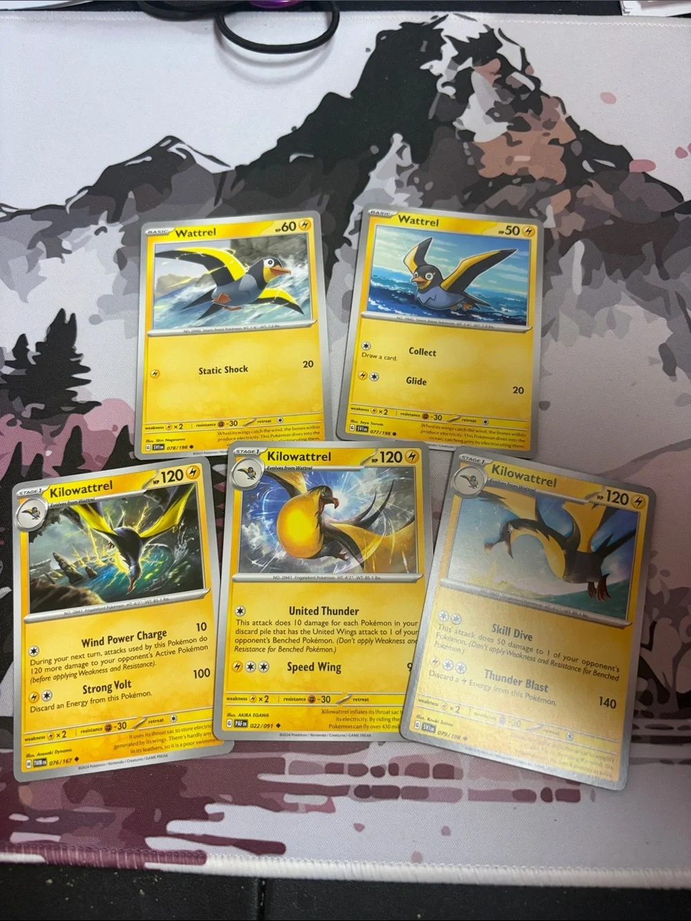 Wattrel & Kilowattrel Collection Lot | 5 Pokémon Cards | ✨5/$25✨